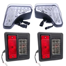 Front & Rear LED Light Headlight Kit for Bobcat S570 S650 S740 S850 T650 T740