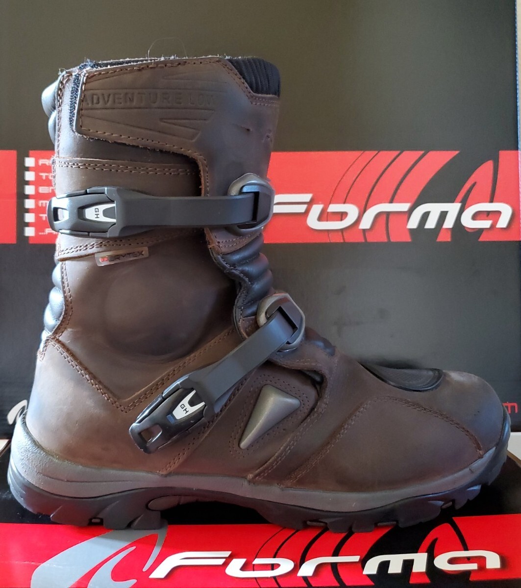 Forma FORC50W-9938 Bottes Moto Adventure LOW WP Homologuée CE, Noir