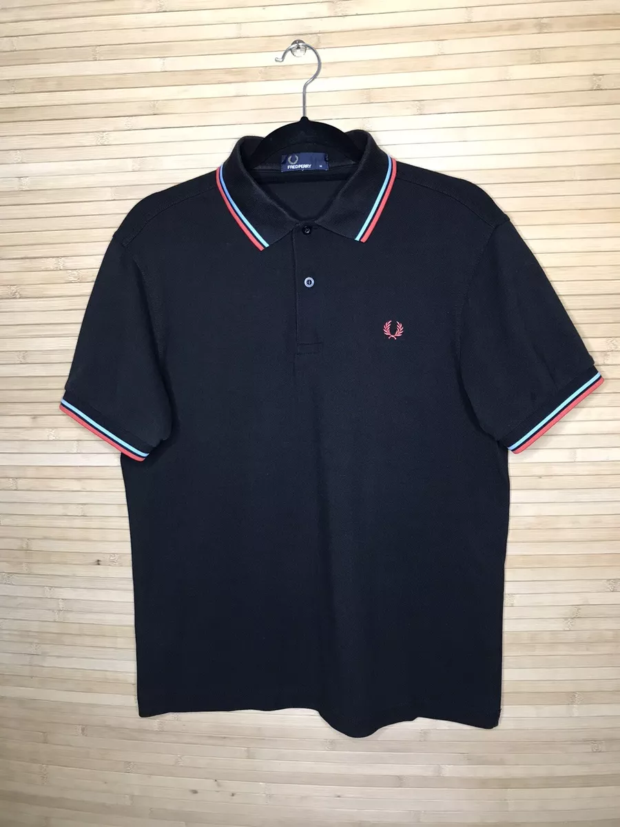 Pink fred sales perry polo shirt