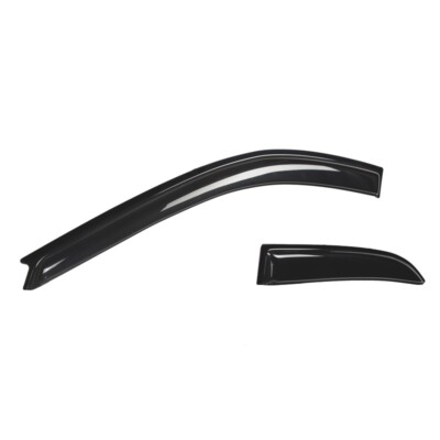 OEM Toyota Corolla 2003-2008 4-Piece Window Visor Set - Rain Guards, Black, No Drill