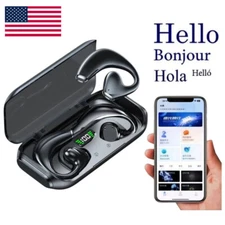 144 Language Bluetooth Translator Earbuds Two Way Real Time AI Smart Translation