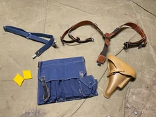 WWII GERMAN LUFTWAFFE PARATROOPER NCO MP, LUGER, FIELD GEAR EQUIPMENT AMMO LOT