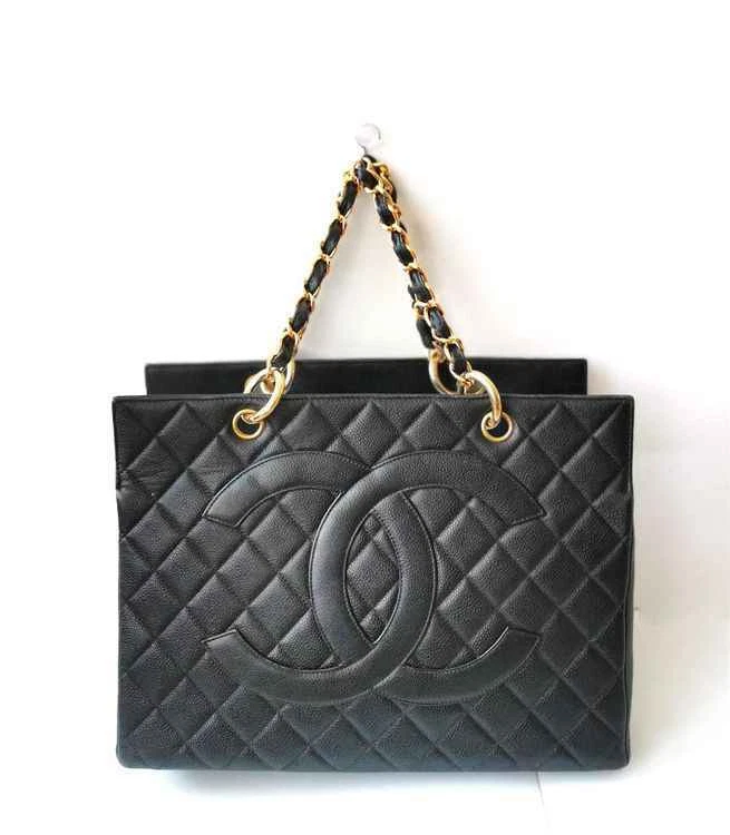 Chanel caviar tote hot sale
