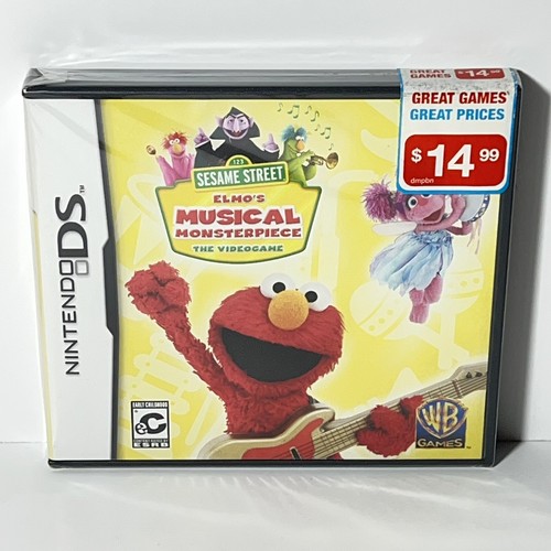 Sesame Street: Elmo's Musical Monsterpiece (Nintendo DS, 2012) New! Sealed! NOS!