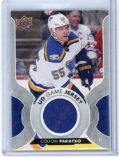 2017-18 UD Hockey Game Jersey Relic COLTON PARAYKO No. GJ-CP!