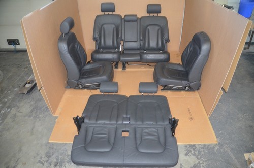 Audi Q7 4L Lederausstattung Leder Schwarz Sitzausstattung 7 Sitzer