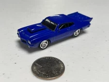 Johnny Lightning Pro Stock Dark Blue 1970 Pontiac GTO  1:64