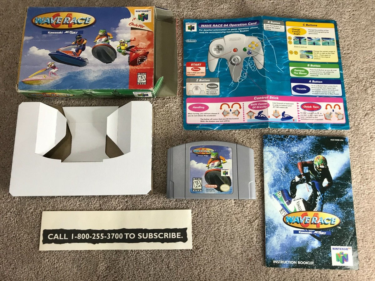 Wave Race 64 (Nintendo 64 N64) Complete CIB