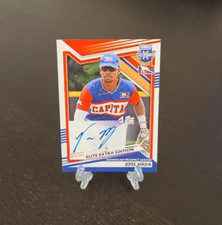 2022 Panini Elite Extra Edition Jose Mejia Autographed Card DPL