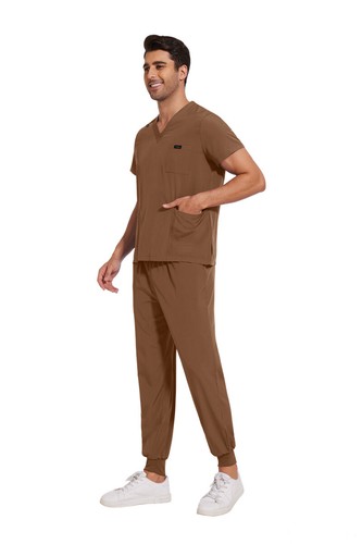 Unisex Jogger Scrub Set - Breathable Stretch Medical Uniform for Nurses Doctors - Picture 79 of 113