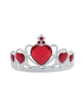 Silver Tiara Princess Queen Fancy Dress Prom Adults Kids Fancy Dress Crown Prop