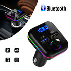 Car Charger Mp3 Music Player Bluetooth V5.0 Usb U Disk Fm Transmitter Hands Free