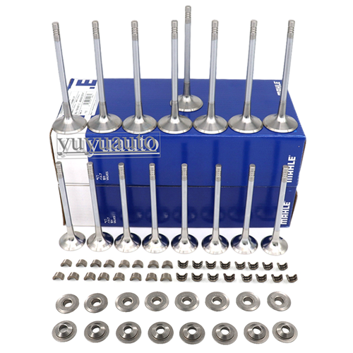 16x Engine Intake Exhaust Valves set For VW AUDI 1.8 2.0T - Picture 2 of 7