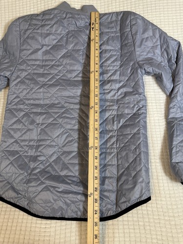 Nike Sportswear Glacier Grey Crewneck Outdoor Women's Quilted Jacket Size XS - Picture 14 of 14