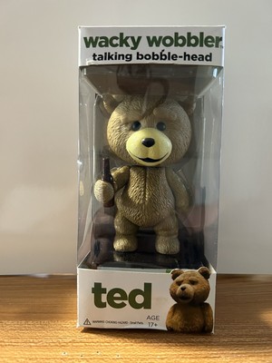 Talking Bobble Ted Wacky Wobbler Talking Bobble Head By Funko. | eBay Australia