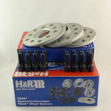 H&R Spurverbreiterung 16/40mm silber für Audi 80 100 200 Typ 44 89 B4
