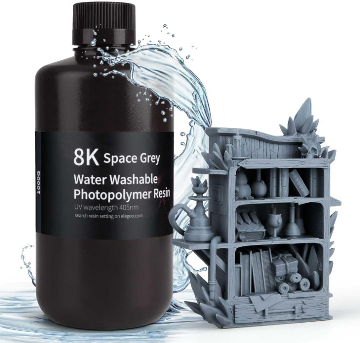 ELEGOO Resin 405nm Standard/Water Washable/ABS-Like/8K/Plant Harz für 3D Drucker