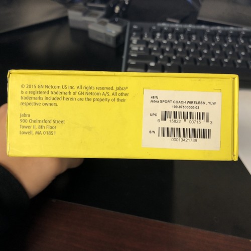 Auriculares inalámbricos Bluetooth Jabra SPORT COACH (amarillo) para entrenamiento cruzado - Imagen 5 de 7