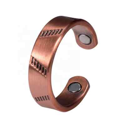 Magnetischer verstellbarer Ring aus reinem Kupfer mit 2 hochwertigen Magneten, kostenlose Lieferung innerhalb Großbritanniens