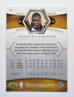 2004-05 SP Authentic #26 Jason Richardson | eBay