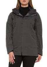 VIEV Gore Tex Gemma Mid Jacket Black Absence XS S M Waterproof Coat
