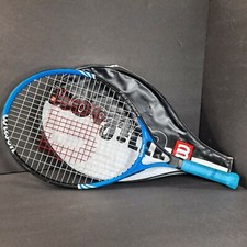Wilson federer 23 Tennis Racket 3 5/8 Blue w/ Case