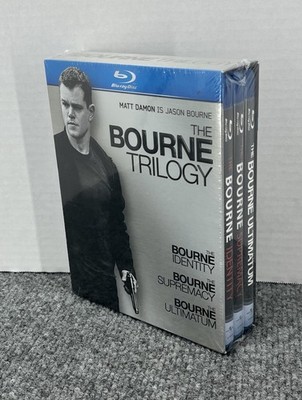 The Bourne Trilogy Blu-ray Matt Damon Identity Supremacy Ultimatum Sealed