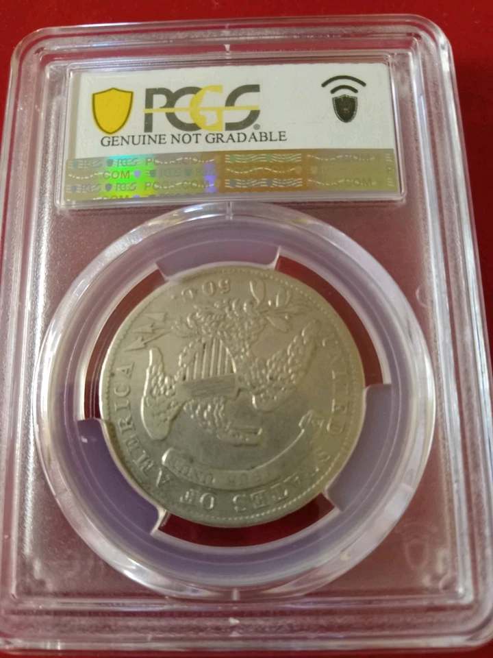 1834 50C SILVER COIN PCGS GENUINE CLEANED-VF DETAIL - Image 2 of 2