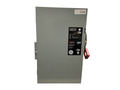 General Electric TC35362 Double Throw Safety Switch 60 Amp 3 Pole 600 Vac