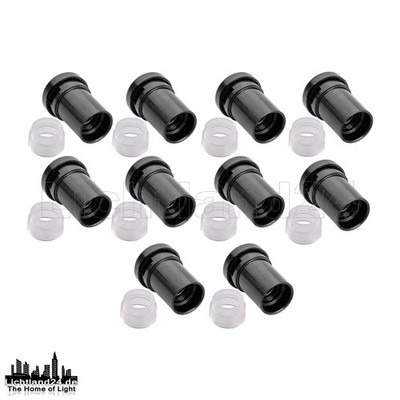 E14 - 10x Standard Illu Fassung + Dichtung Lichterkette Flachkabel Leitung IP44