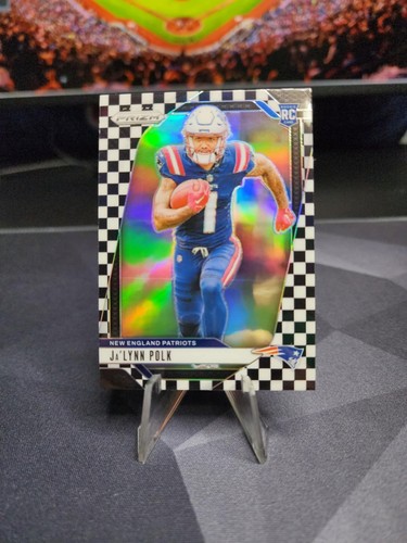 2024-25 Prizm Jaheim Bell, Ja'lynn Polk & Drew Bledsoe 4 Card Patriot Lot - Bild 12 von 21