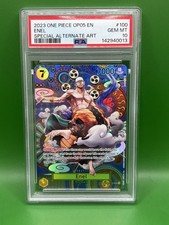 Enel OP05-100 Special Alternate Art One Piece PSA 10  