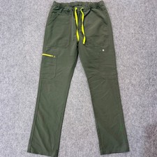 Figs Technical Collection Green Cairo Cargo Scrub Pants Men's Size Small