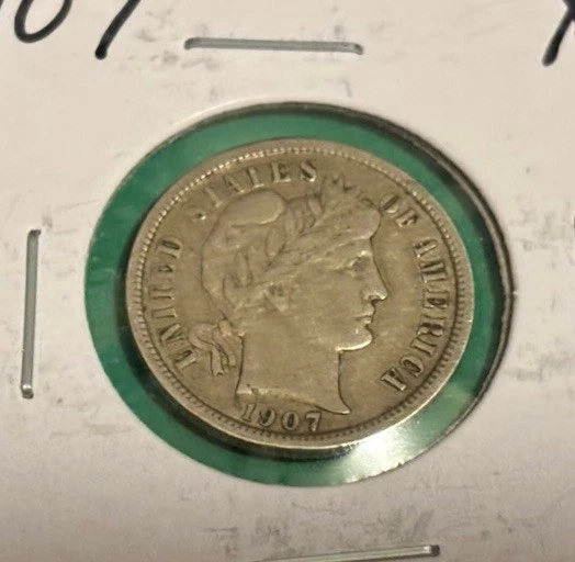 1907 Year Silver Barber Dimes (1892-1916) for sale | eBay