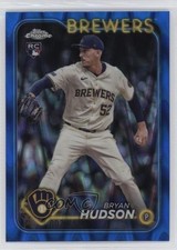 2024 Topps Chrome Update Blue RayWave Refractor 7/150 Bryan Hudson #USC169 14md
