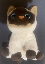 Ty Beanie Babies Jaden the Siamese Cat 6" Sparkle Eyes
