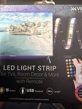 Vibe LED Light Strip 39  Length 15 Color USB Powered Decoration