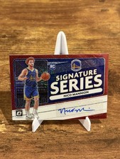 2020-21 Donruss Optic Signature Series Choice Red Prizm Nico Mannion Auto