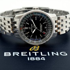 Breitling Navitimer 38 Medium Men's Steel Watch Black Dial Automatic 147575613 2