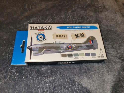 Hataka Blue Line Royal Air Force Paint Set WW2 (only small amount used)