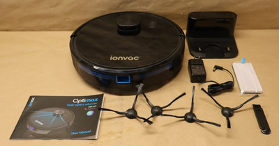 IONVAC OptiMax LiDAR Robot Vacuum WiFi App Control HEPA Auto Dock