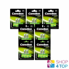 14 Camelion Aa Rechargeable Batteries Always Ready Hr6 2500Mah 2Bl Nimh Green