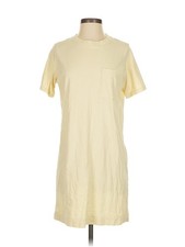 Everlane Women Yellow Casual Dress S
