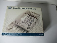NEW GE EASY DIAL MEMORY PHONE TELEPHONE CORDED 2-9266
