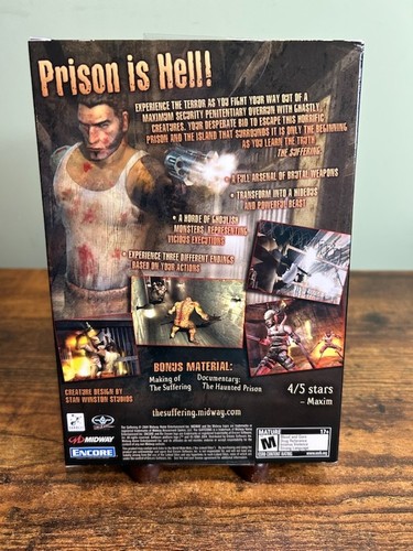 Nuevo Juego de Terror PC The Suffering 3 Discos Sellado de Fábrica Caja Pequeña - Imagen 2 de 7