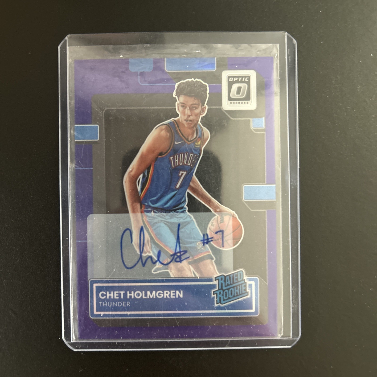 2022-23 Panini Donruss Optic Rated Rookie Chet Holmgren #208 Signatures RC Auto