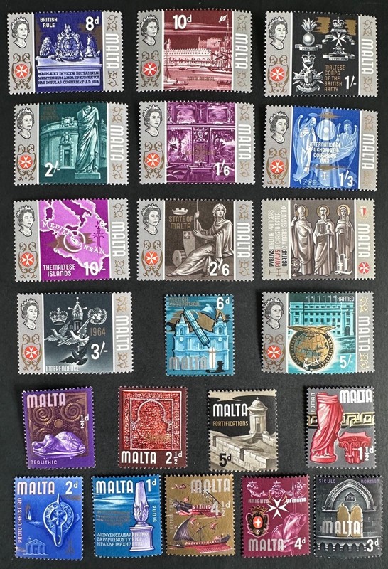 MALTA    312 - 330  Beautiful   Mint   NEVER  Hinged   Set