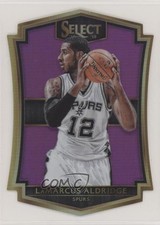 2015 Select Premier Level Die-Cut Purple Prizm 57/99 LaMarcus Aldridge #117 2r8