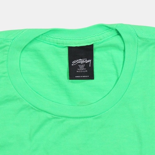 Stussy Neon Green WT T-Shirt / Size M / Mens / Green / Cotton - Picture 3 of 8