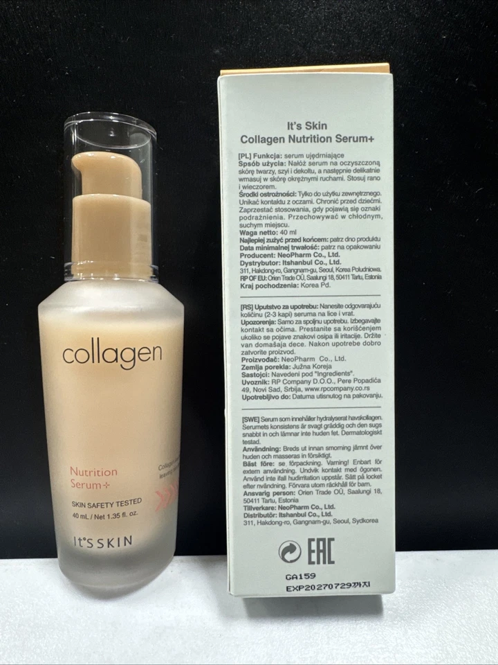 Suero nutricional de colágeno It's Skin+ para reafirmar e hidratar - 1,35 oz nuevo en caja Foto 3 de 4
